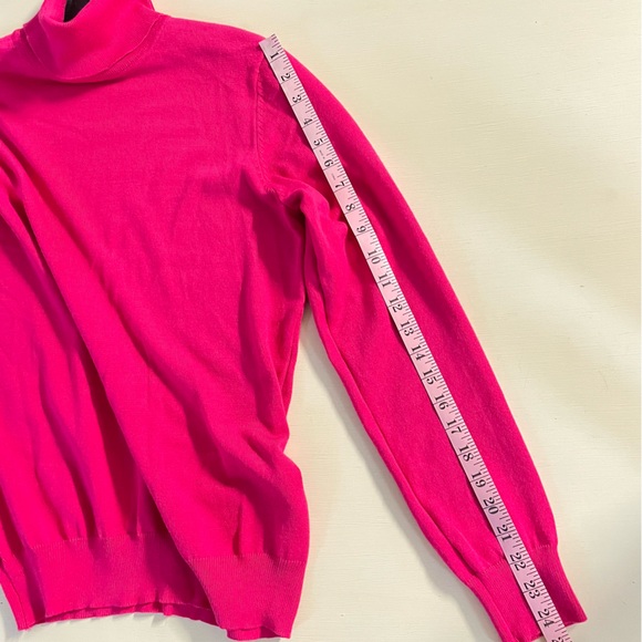 Madison Gray Vibrant Pink Turtleneck Sweater - Picture 8 of 10